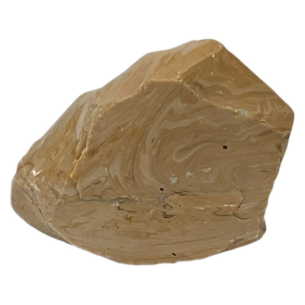 Carmel Chocolate Cream Swirled‎ Art Glass Cullet Slag Glass #5XL230